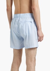 Onia - Charles short-length striped seersucker swim shorts - Blue - S