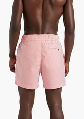 Onia - Charles short-length striped seersucker swim shorts - Red - S