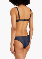 Onia - Chiara ribbed low-rise bikini briefs - Blue - S