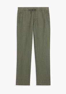 Onia - Collin linen pants - Green - M