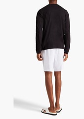 Onia - Cotton and modal-blend jersey Henley T-shirt - Black - S