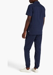 Onia - Cotton-blend seersucker shirt - Blue - S