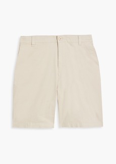 Onia - Cotton-blend twill chino shorts - Gray - 30