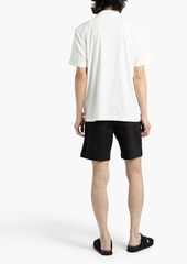Onia - Cotton-blend twill shorts - Black - 36