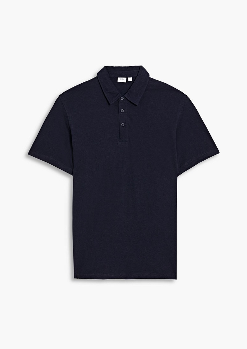 Onia - Cotton-jersey polo shirt - Blue - M