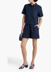 Onia - Cotton-poplin shorts - Blue - M