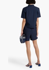 Onia - Cotton-poplin shorts - Blue - XL