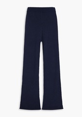 Onia - Crochet-knit cotton-blend wide-leg pants - Blue - S
