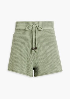 Onia - Crochet-knit cotton shorts - Green - M