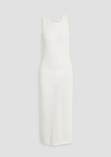 Onia - Crochet-knit linen midi dress - White - S