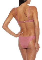 Onia - Dalia ribbed underwired bikini top - Pink - XS