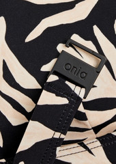 Onia - Dani printed triangle bikini top - Black - XL