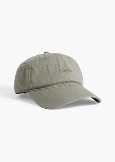 Onia - Embroidered cotton-canvas baseball cap - Green - ONESIZE