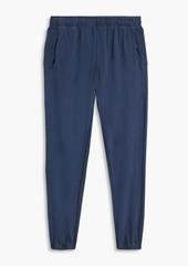 Onia - Faded French cotton-terry track pants - Blue - M