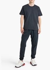 Onia - Faded French cotton-terry track pants - Black - S