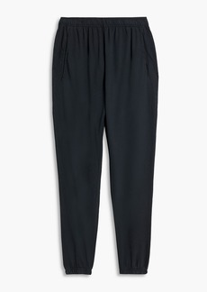 Onia - Faded French cotton-terry track pants - Black - S