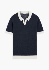 Onia - Johnny linen polo sweater - Blue - M