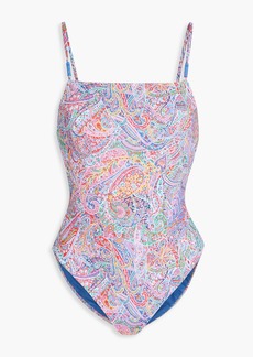 Onia - Juliette printed swimsuit - Blue - L