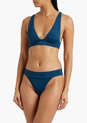 Onia - Karina mid-rise bikini briefs - Blue - XS