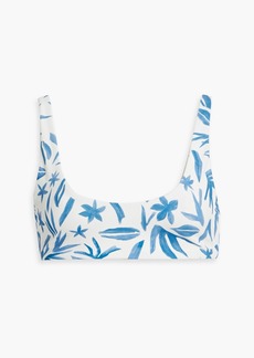 Onia - Karina printed bikini top - Blue - S