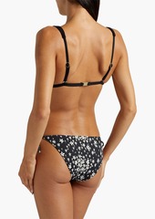 Onia - Kate Liberty-print low-rise bikini briefs - Black - S