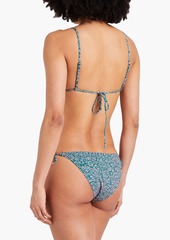 Onia - Kate Liberty-print low-rise bikini briefs - Green - XS