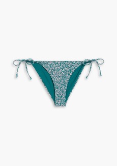 Onia - Kate Liberty-print low-rise bikini briefs - Green - XS