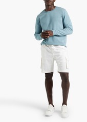 Onia - Linen and cotton-blend cargo shorts - White - L