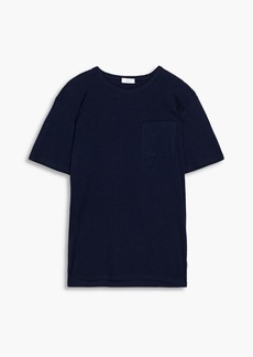 Onia - Linen-blend jersey T-shirt - Blue - S