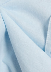 Onia - Linen-blend shirt - Blue - S