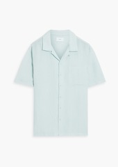 Onia - Linen-blend shirt - Blue - S