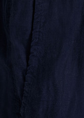 Onia - Linen-blend drawstring shorts - Neutral - XL