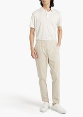 Onia - Linen-jersey polo shirt - White - XL