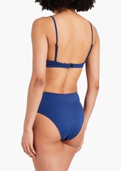 Onia - Malin triangle bikini top - Blue - M