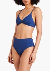 Onia - Malin triangle bikini top - Blue - M