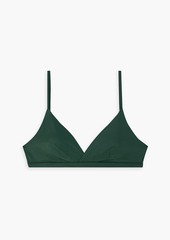 Onia - Malin triangle bikini top - Green - M