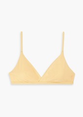 Onia - Malin triangle bikini top - Yellow - XS