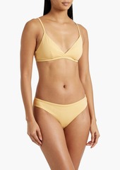 Onia - Malin triangle bikini top - Yellow - XS