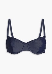 Onia - Marilyn ribbed underwired bikini top - Blue - S