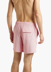 Onia - Mid-length gingham swim shorts - Orange - XL