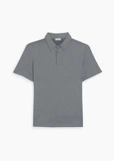 Onia - Mélange jersey polo shirt - Gray - S