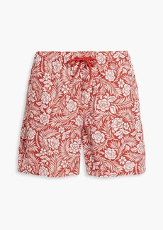 Onia - Printed mid-length swim shorts - Red - S