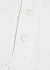 Onia - Slub cotton-jersey Henley T-shirt - White - XL
