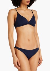Onia - Splice triangle bikini top - Blue - XS