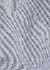 Onia - Striped linen-blend shirt - Blue - S