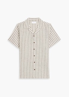 Onia - Striped linen-blend shirt - Neutral - S