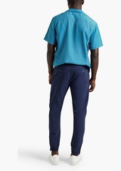 Onia - Tapered tech-jersey pants - Blue - 38