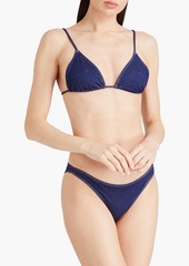 Onia - Triangle bikini top - Blue - XS
