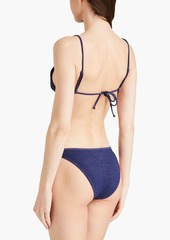 Onia - Triangle bikini top - Blue - XS