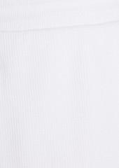 Onia - Waffle-knit cotton-blend shorts - White - L